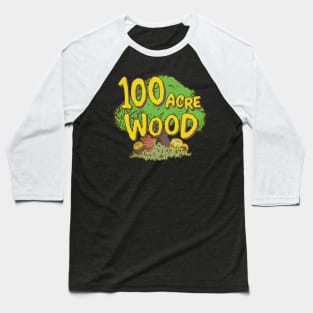 100 Acre Wood (Double Sided) Baseball T-Shirt